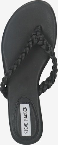 STEVE MADDEN T-Bar Sandals in Black