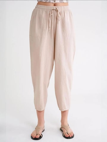 Loosefit Pantalon MixRay en blanc : devant