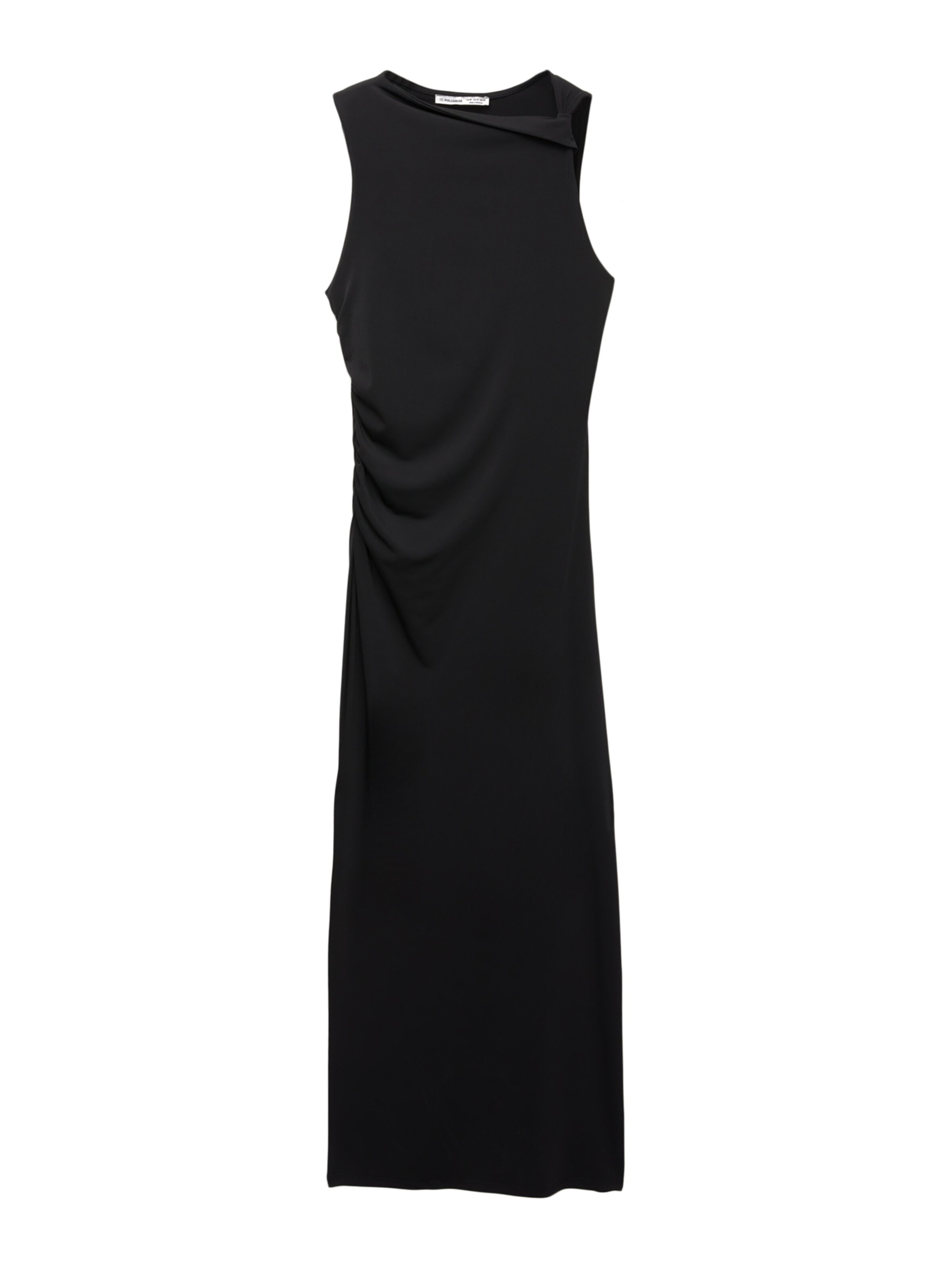 Pull&Bear Sukienka w kolorze czarny: przód