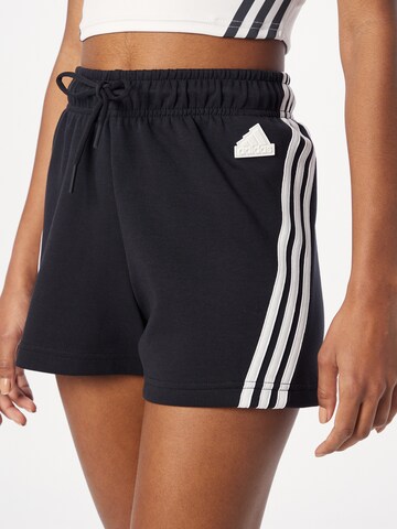 ADIDAS SPORTSWEAR Regular Sports trousers 'Future Icons 3-Stripes' in Black