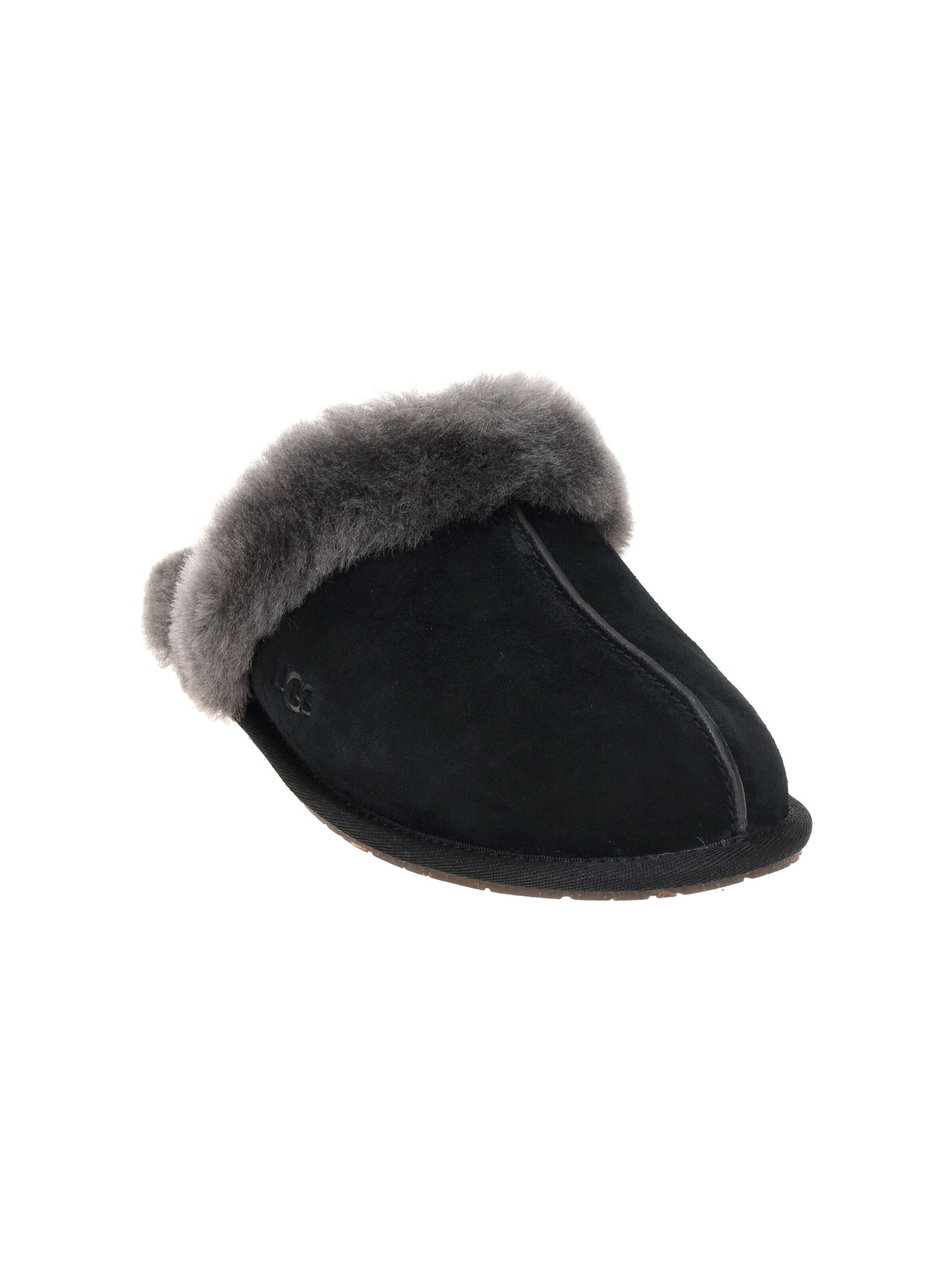 UGG Pantolette 'UGG Scuffette Hausschuhe schwarz grau 1106872'‌‌‌‌ in Schwarz: Vorderseite