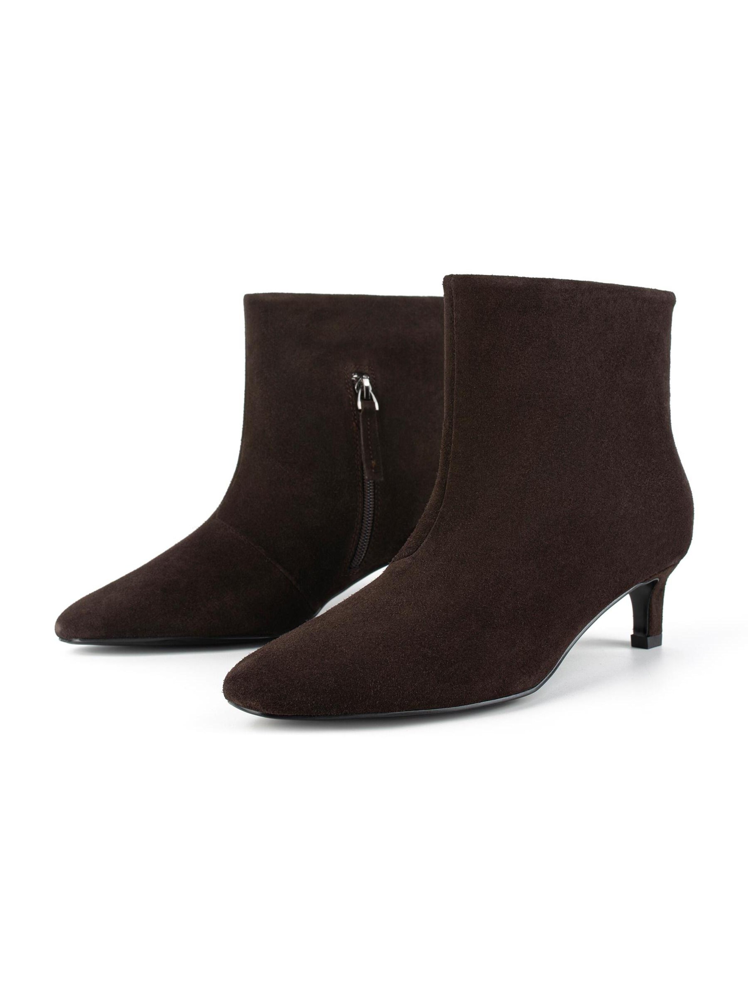 L37 HANDMADE SHOES Booties 'TWILIGHT GLIMMER' in Brown