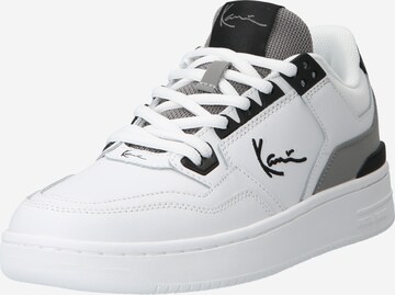 Baskets basses Karl Kani en blanc : devant