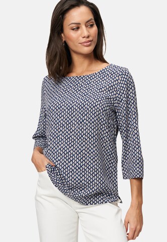 zero Blouse in Blue: front