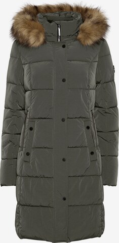 Fransa Winter Jacket 'FRBABAC' in Green: front