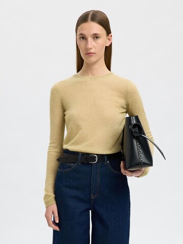 SELECTED Sweater in Yellow: front