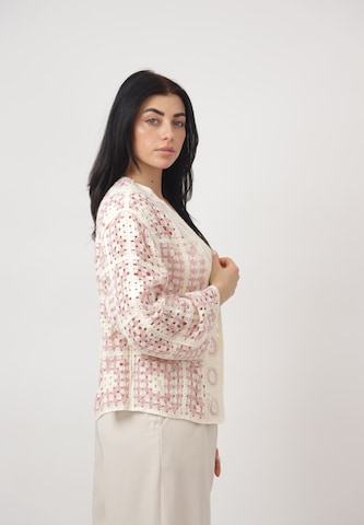 CHERRY KOKO Gebreid vest in Roze