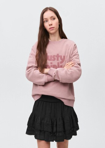 MANGO TEEN Rock 'Hug' in Schwarz: Vorderseite