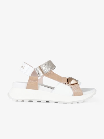 Sandalo di Hispanitas in beige: frontale