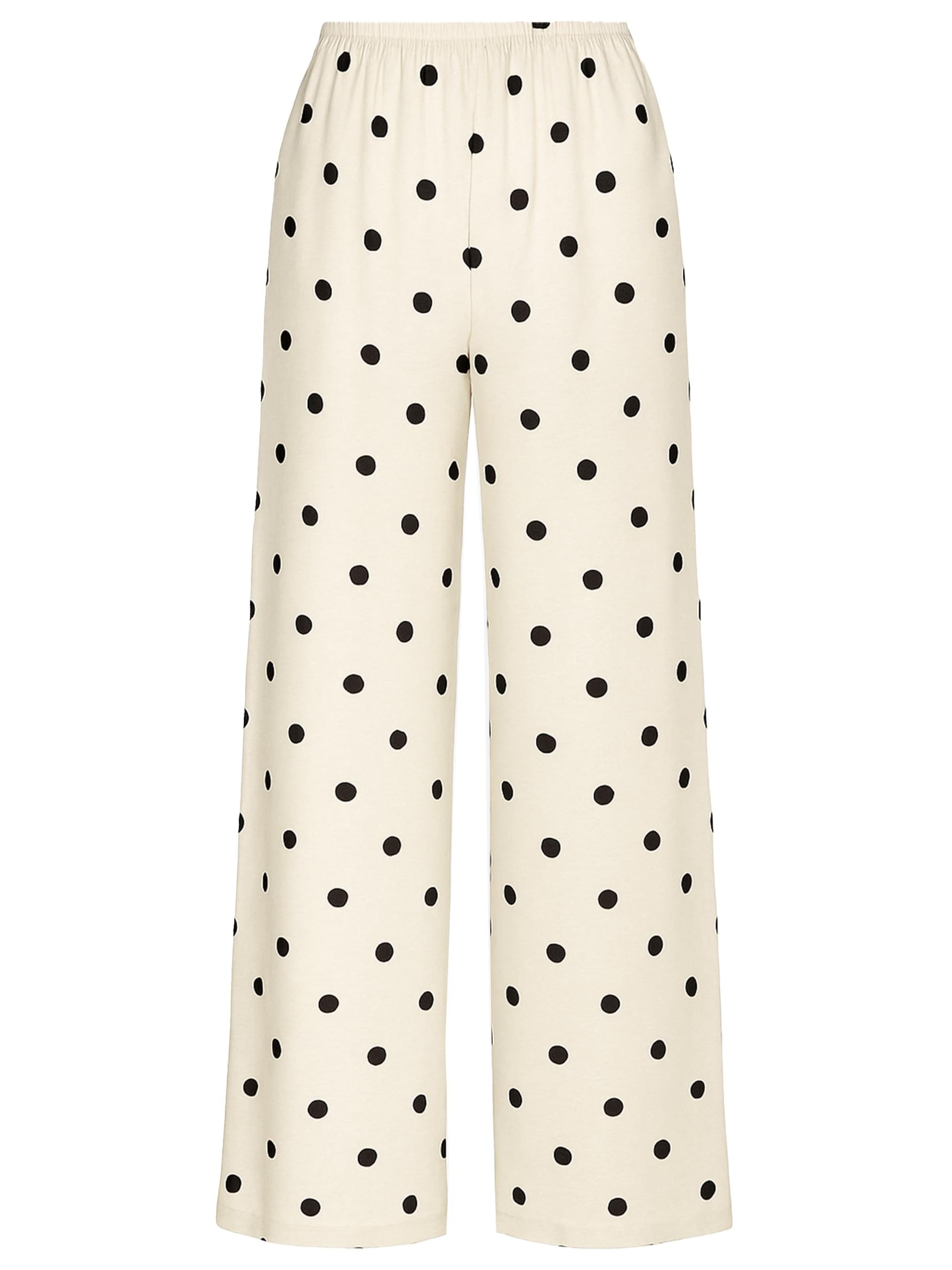 SASSYCLASSY Loose fit Pants in White: front