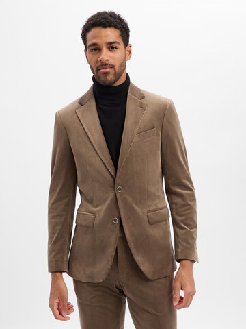 BENVENUTO Regular fit Business Blazer ' Mario J ' in Brown: front