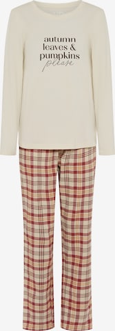 VIVANCE Pyjama värissä beige: etupuoli