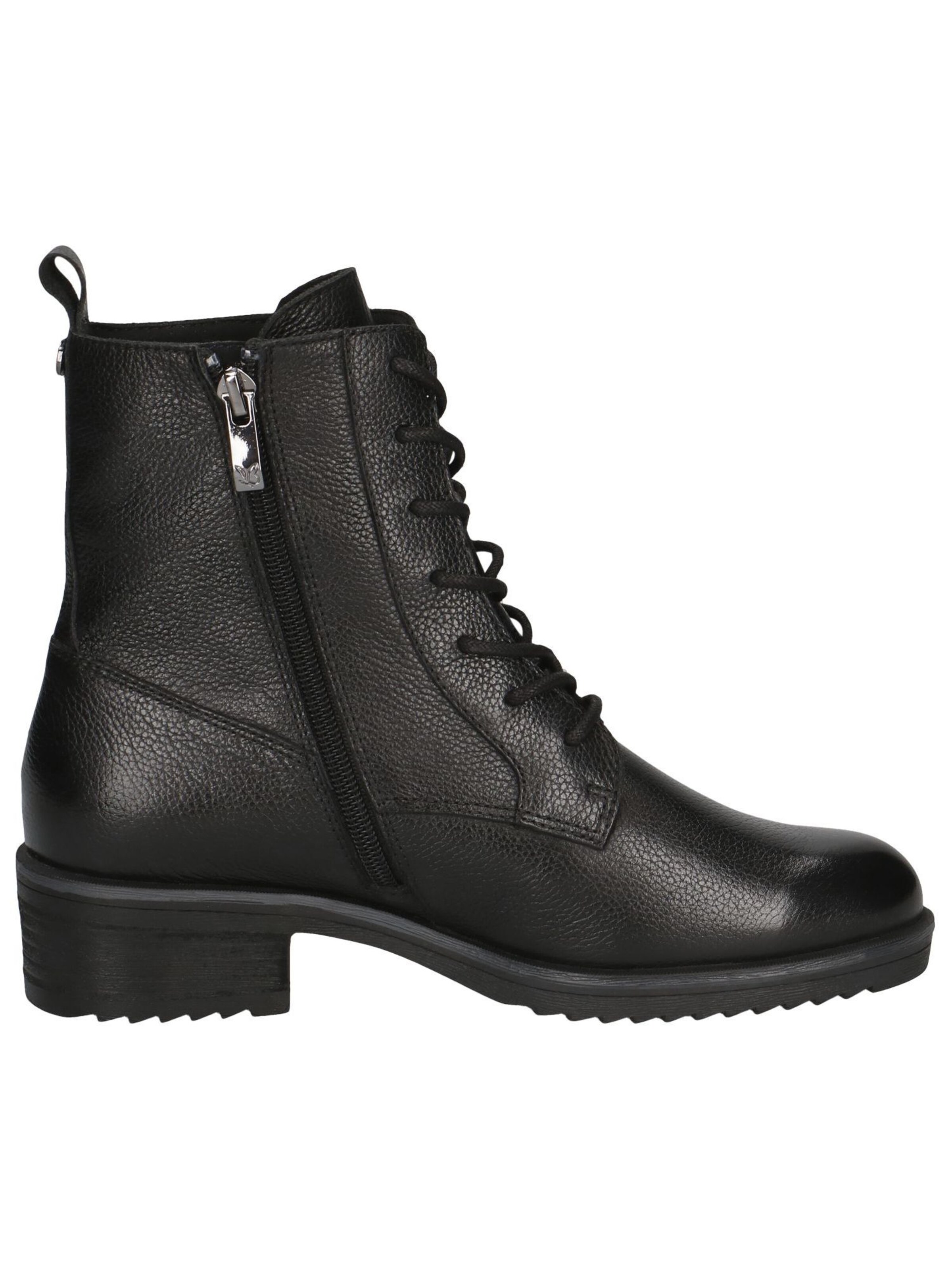 CAPRICE Schnürstiefelette in Schwarz