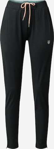 K-Swiss Performance Normální Sportovní kalhoty 'HYPERCOURT' – černá: přední strana