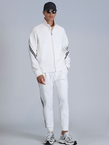 Regular Pantalon de sport Lufian en blanc