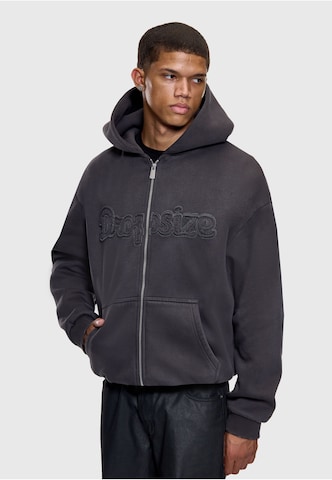 Giacca di felpa di Dropsize in grigio
