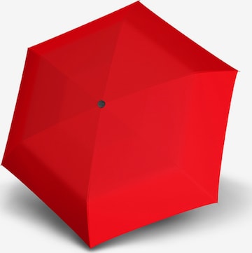 Parapluie Doppler en rouge : devant