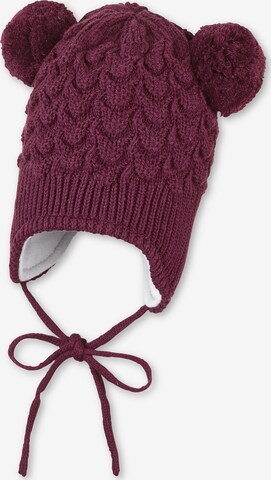 STERNTALER Beanie in Red: front