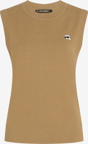 Karl Lagerfeld Neuletoppi värissä ruskea: etupuoli