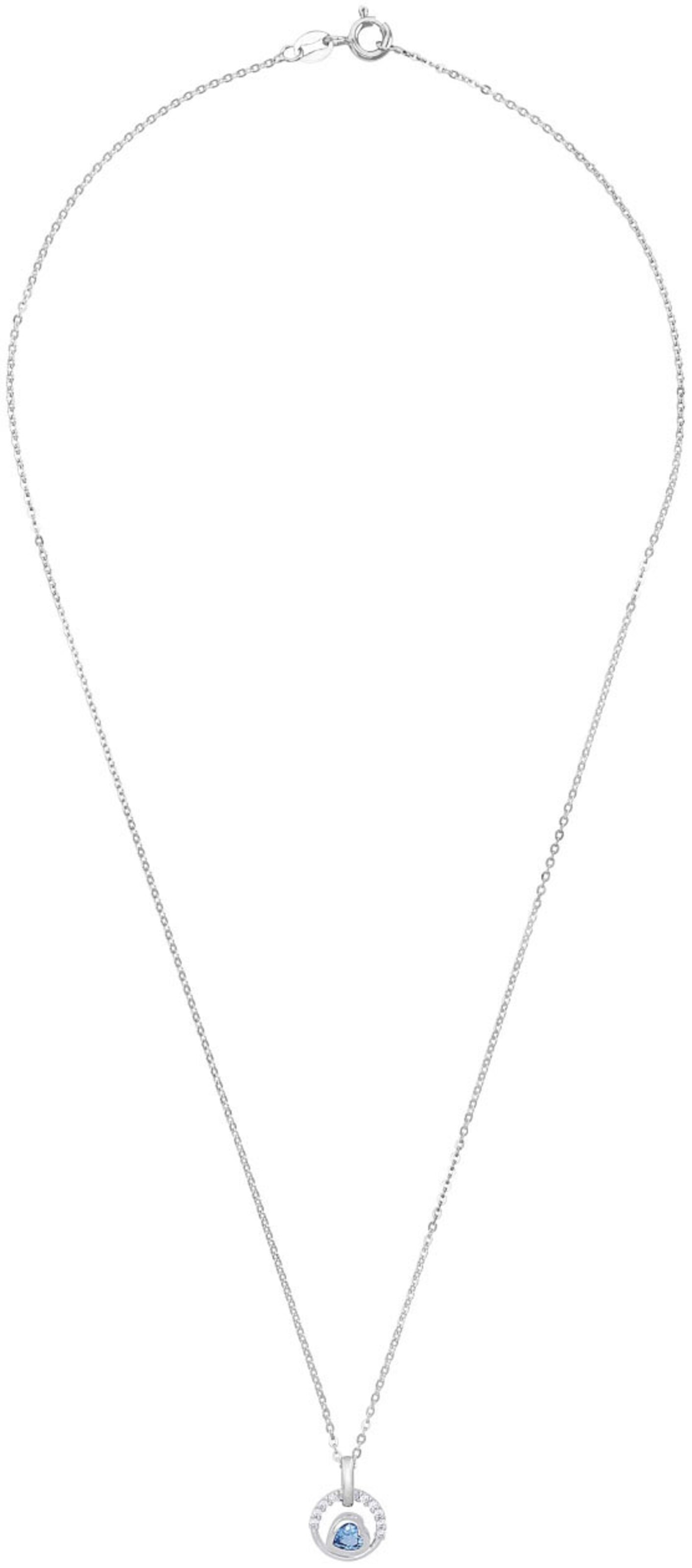 AMOR Necklace in Silver: front