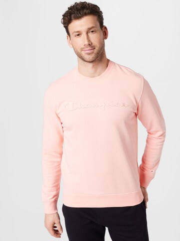 Champion Authentic Athletic Apparel Sweatshirt in Roze: voorkant