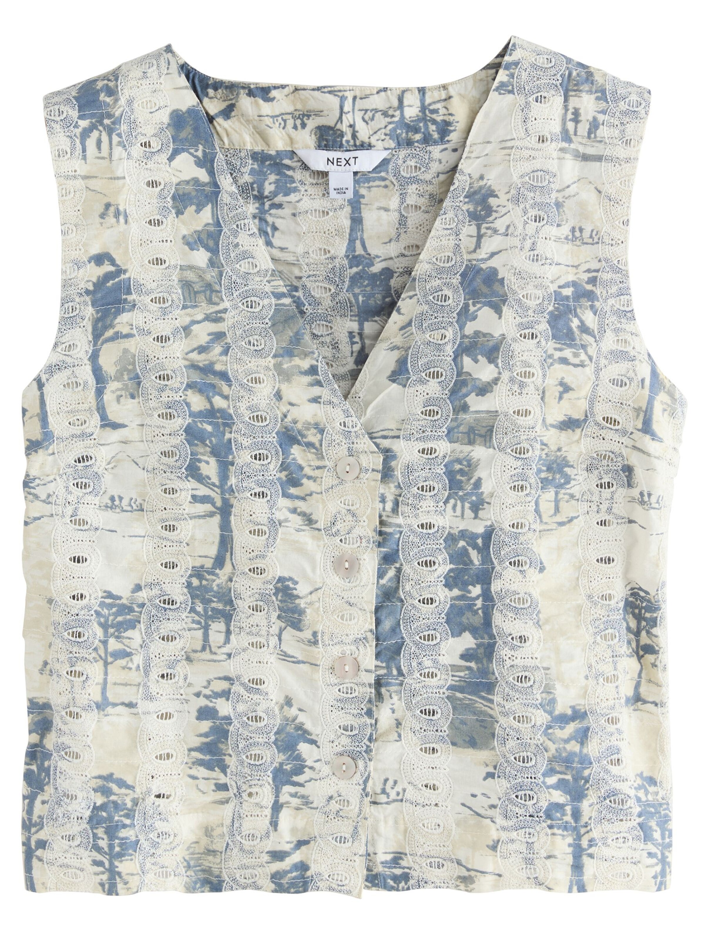 Gilet di Next in beige: frontale