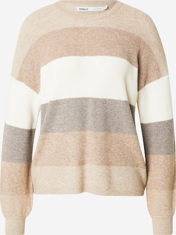 ONLY Pullover 'ONLJETTE' in Grau: Vorderseite