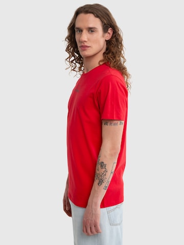 BIG STAR Shirt 'TECHMUNEN' in Rood