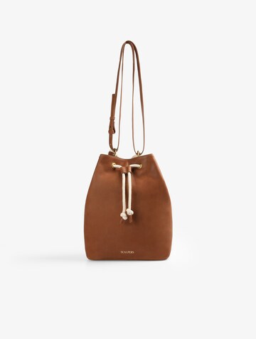 Borsa a mano di Scalpers in marrone