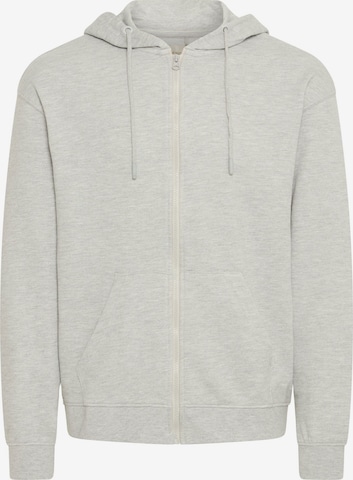Veste de survêtement ' BHBRODY Sweatshirt zipp hood ' BLEND en gris : devant