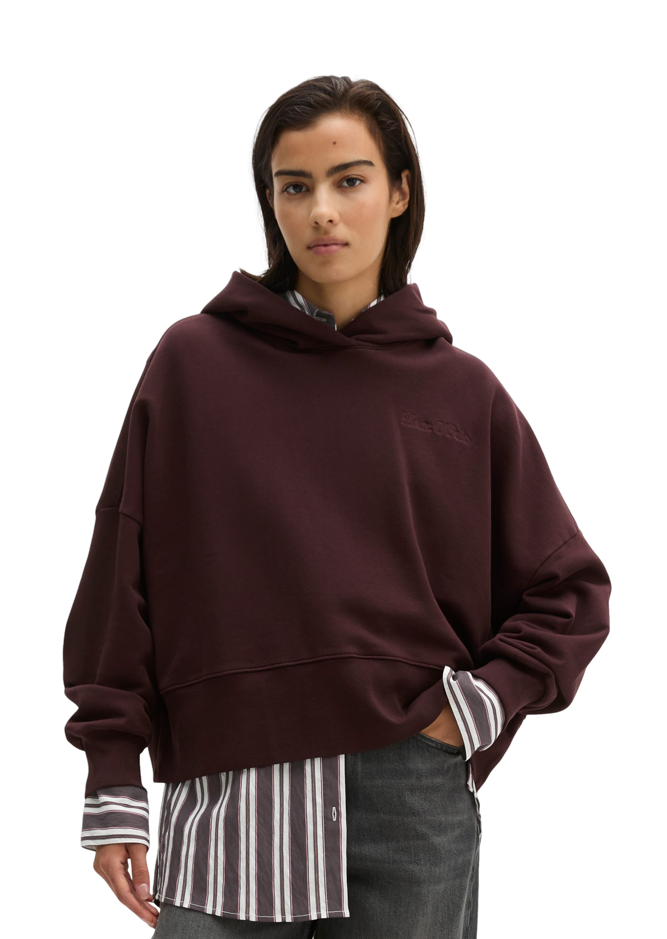Marc O'Polo Sweatshirt in Rot: Vorderseite