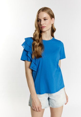 DreiMaster Vintage Majica | modra barva: sprednja stran