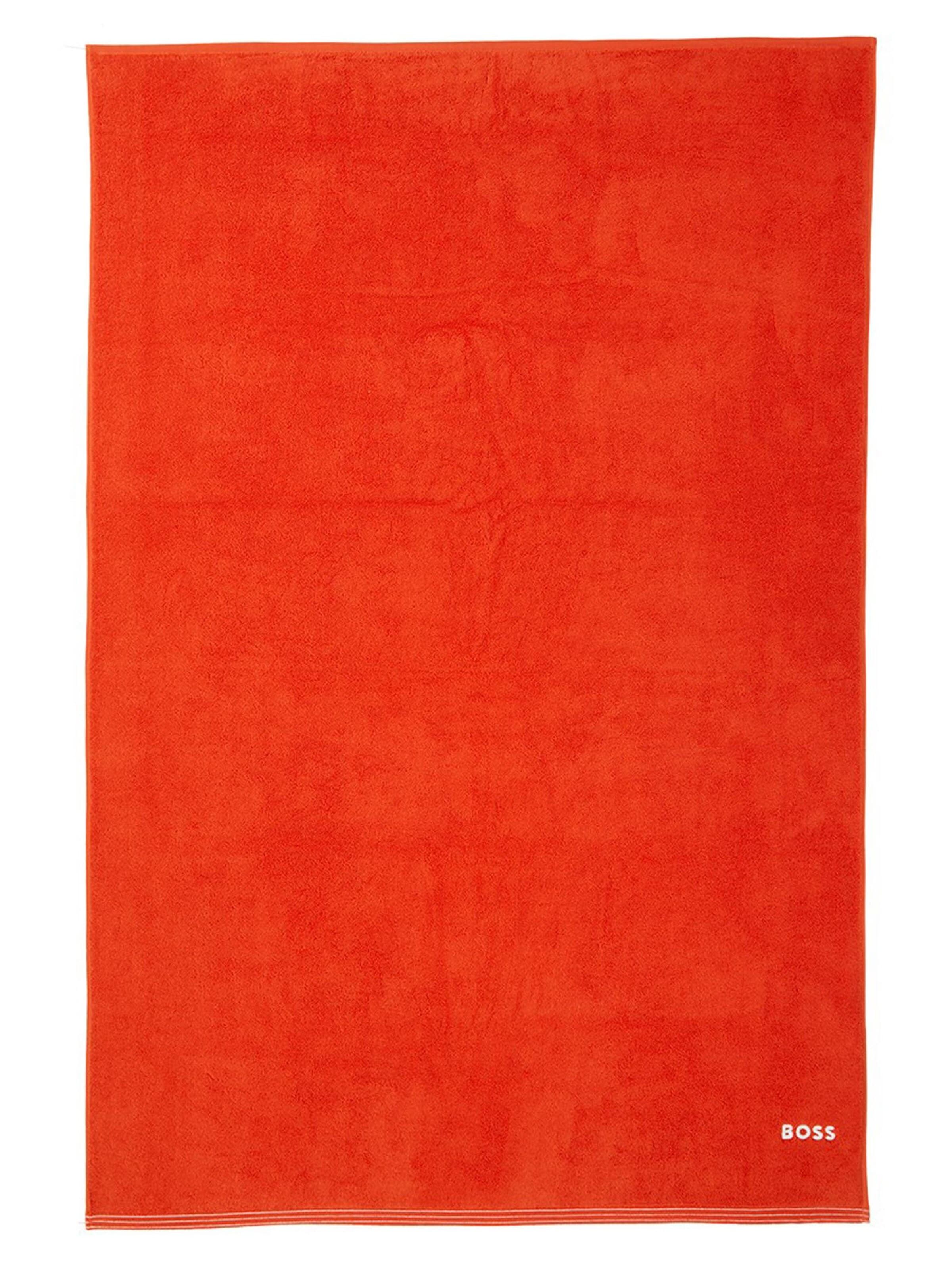 BOSS Home Towel 'EDGE' in Red: front