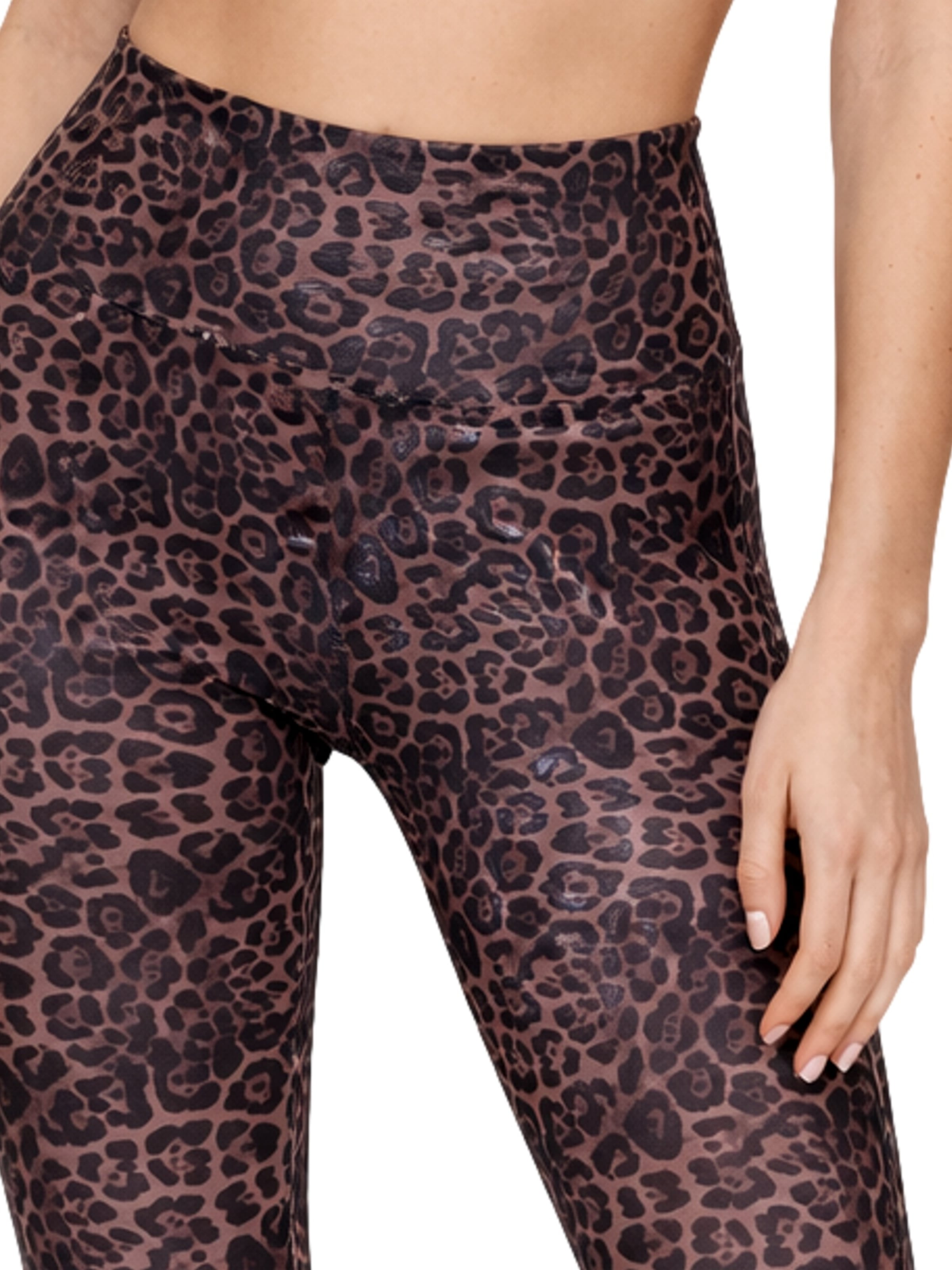 ONLY PLAY Skinny Workout Pants 'ONPRYA-2-MELEO' in Brown