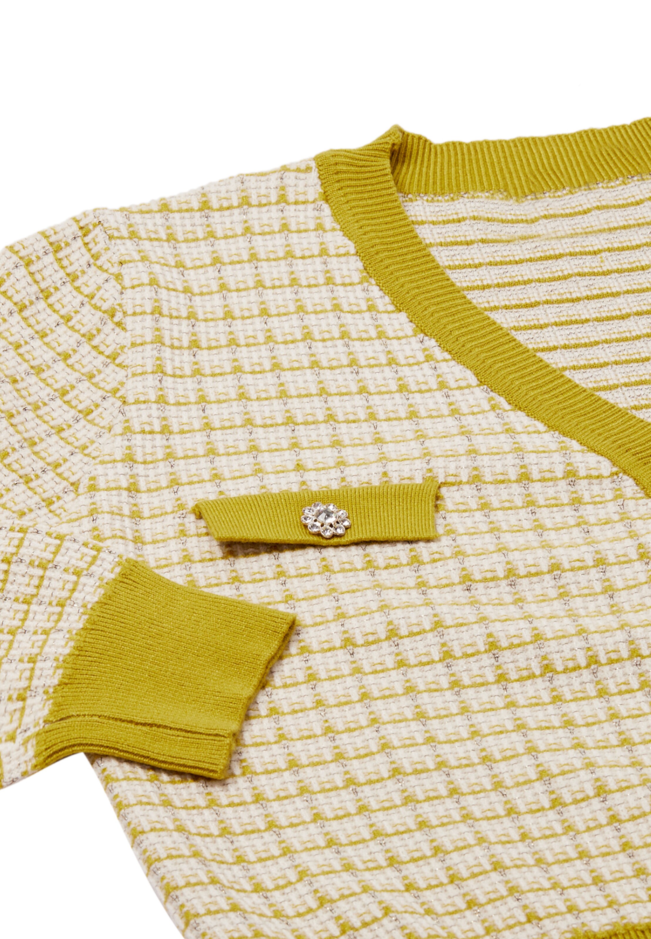 NAEMI Knit cardigan in Yellow