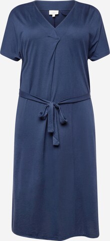 ONLY Carmakoma Jurk 'SHEBA' in Blauw: voorkant