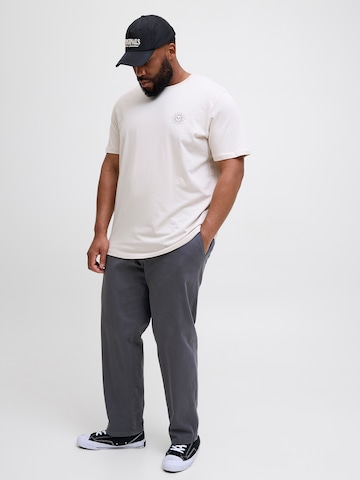 Jack & Jones Plus Свободный крой Брюки-чинос 'JPSTKANE' в Серый