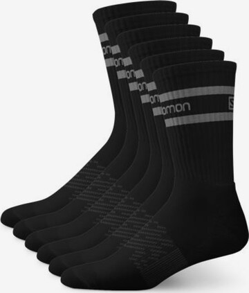 SALOMON Socken 'mesh Ventilation Life' in Schwarz: predná strana