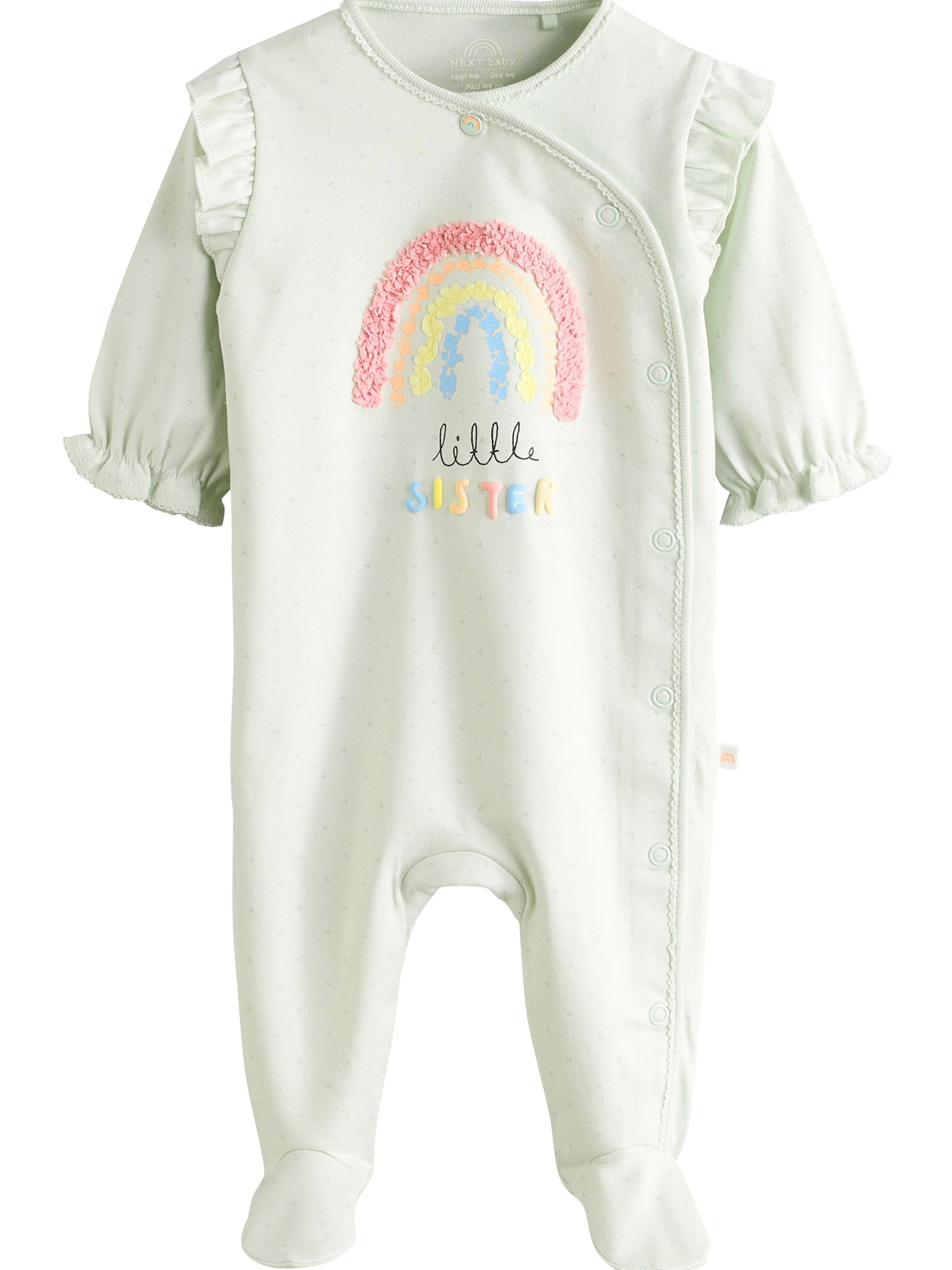 zaļš Next Pidžama: no priekšpuses