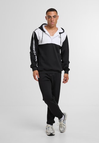 Sergio Tacchini Tapered Hose 'Cesena' in Schwarz