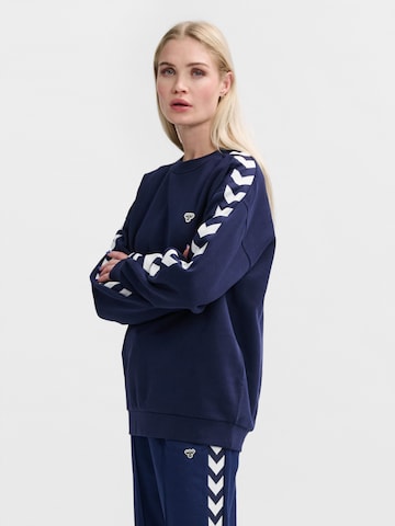 Hummel Sweatshirt 'ARCHIVE ' in Blauw: voorkant