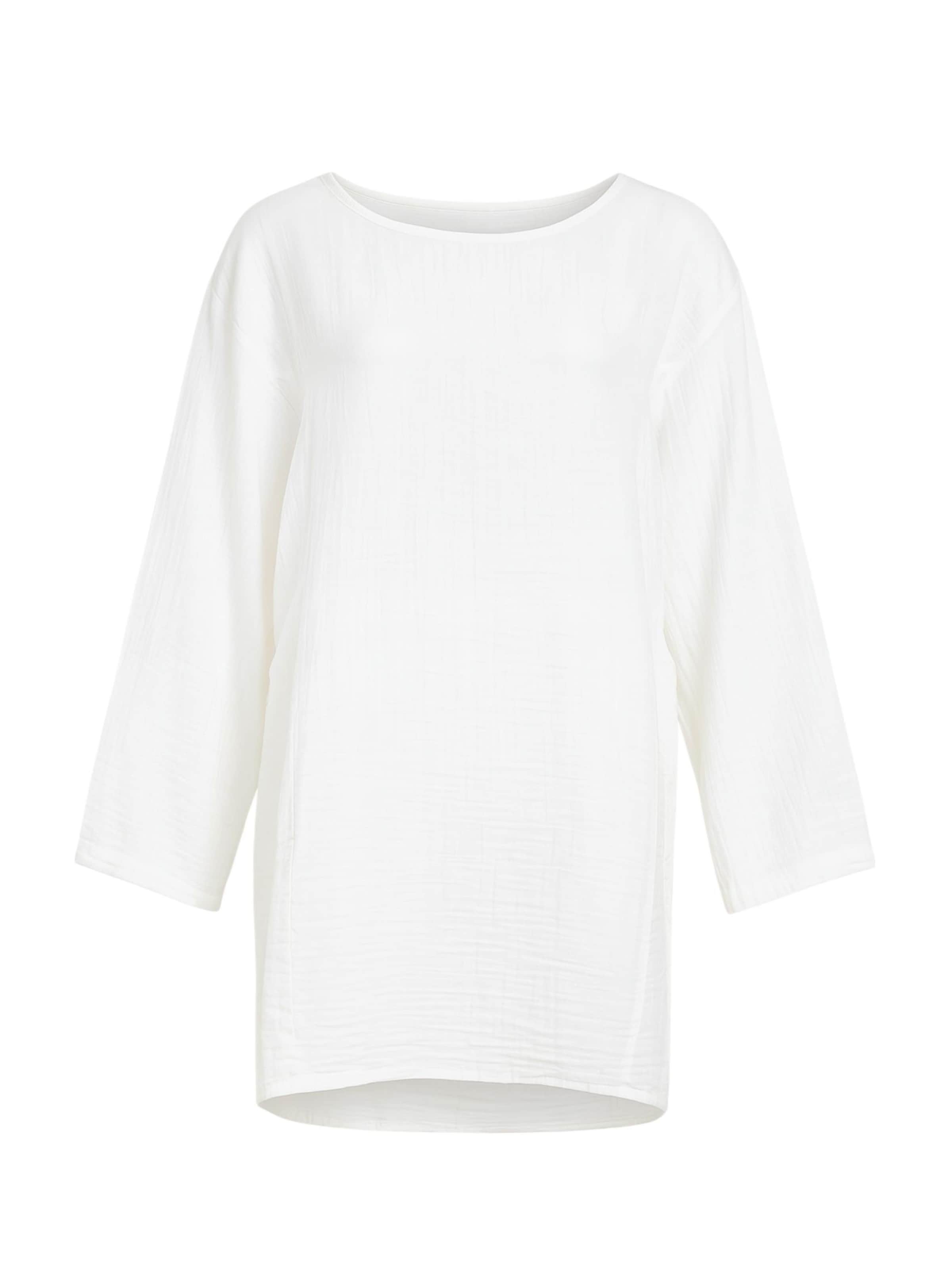 Chemisier 'NISA' WENOR en blanc : devant