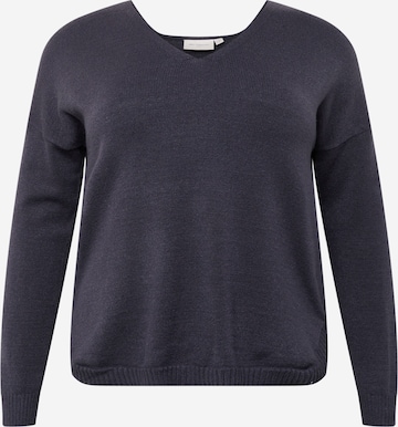 ONLY Carmakoma Sweater 'Margareta' in Grey: front