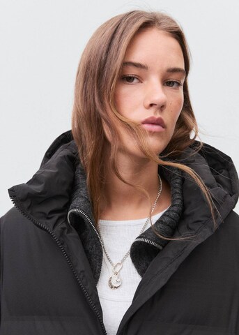 MANGO TEEN Winter Jacket 'Light' in Black