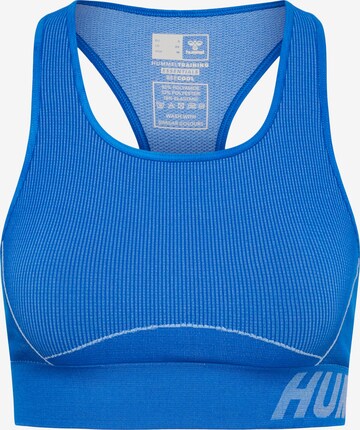 Bustier Soutien-gorge de sport 'Christel' Hummel en bleu : devant