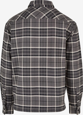 Urban Classics Regular fit Button Up Shirt 'Kane' in Grey