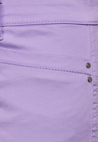 STREET ONE Slim fit Chino Pants in Purple