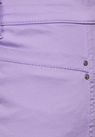 STREET ONE Slim fit Chino Pants in Purple