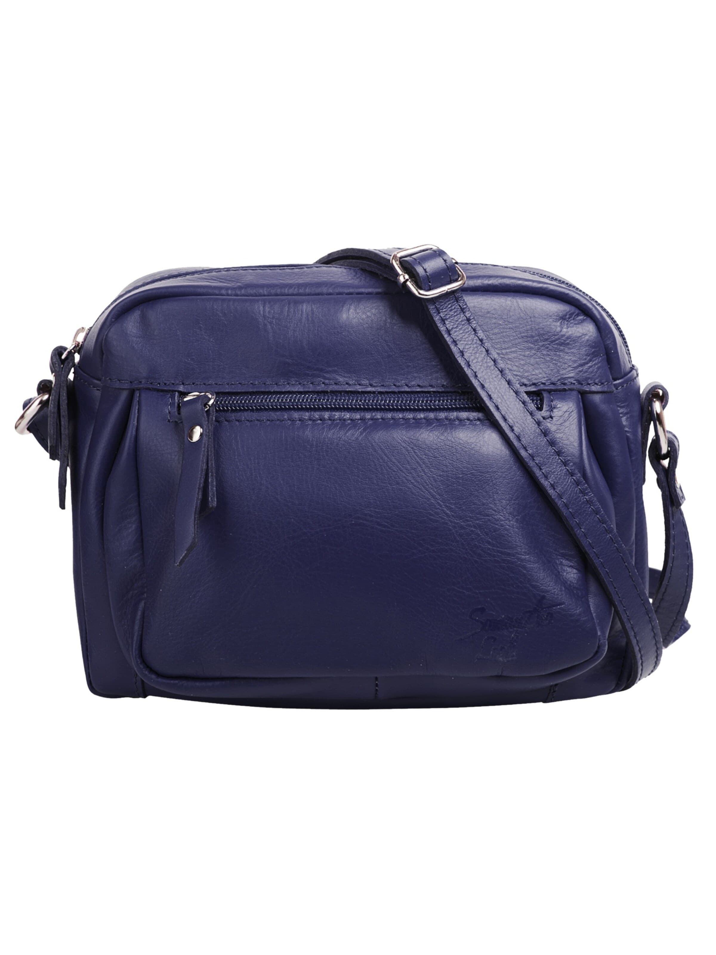 Samantha Look Crossbody Bag in Blue: front