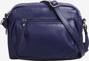 Samantha Look Crossbody Bag in Blue: front